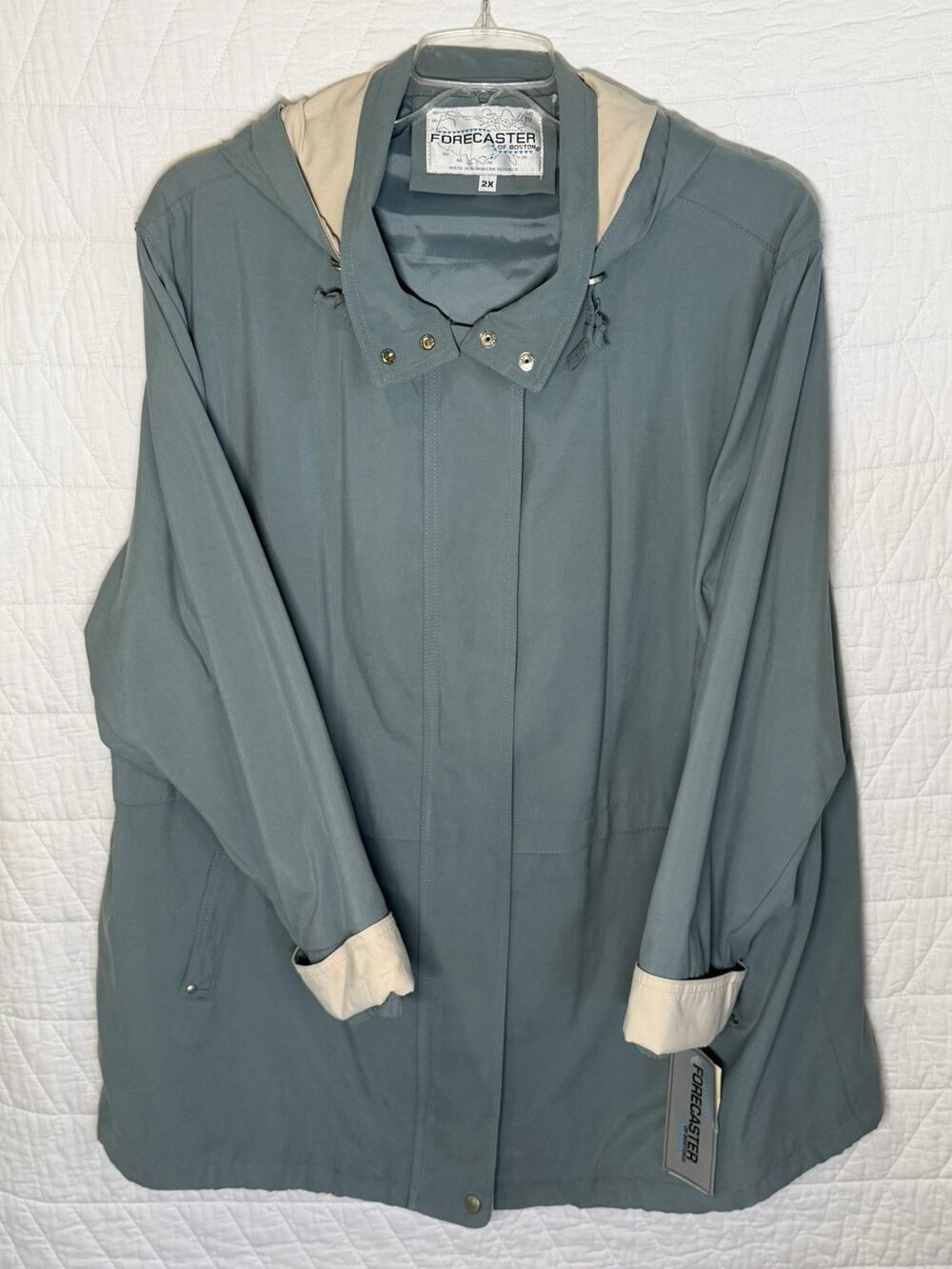 Forecaster of Boston NEW with tags Vintage size 2X green hooded Coat Jacket